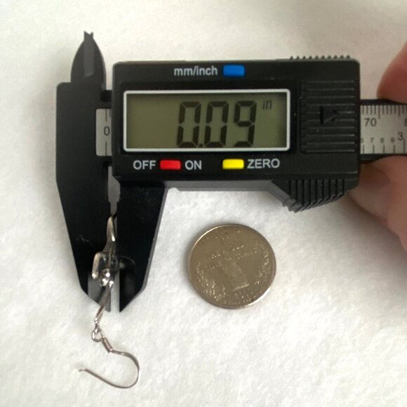 Sterling Silver 925 2.16" Jumping Tree Frog Amphibian Dangle Drop Earrings - Picture 12 of 15